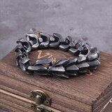 Smania muška narukvica Fenrir - Crna (24 cm) | shoptok.hr