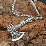 Smania ogrlica s privjeskom Odin - Srebrna | shoptok.hr
