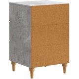  Noćni ormar Betonska siva 43x 41 x 66,5 cm Konstruirano drvo | shoptok.hr