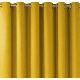  Curtain MILANA color mustard style classic golden gold metal eyelets chenille 560x225 HOMEDE | shoptok.hr