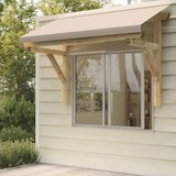 Maison Chic Nadstrešek - Senčniki za vrata 150x100x100 cm trdna borovina, (22039818) | Shoptok.si