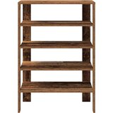 vidaXL Regal za čevlje starinski les 61x32x87,5 cm inženirski les | Shoptok.si