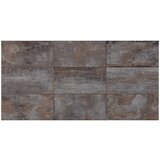 x Gres ploščica Flatiron (30,8 x 61,5 cm, črna, glazirana, R9) Cene
