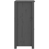  Komoda siva 40x35x80 cm od masivne borovine | shoptok.hr