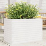 Maison Chic Vrtno cvetlično korito - Cvetlični Lonec belo 70x40x46 cm trdna borovina, (21788950) | Shoptok.si