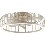 LED stropno svetlo sa ventilatorom CAPO LED/36W/230V bež + daljinski upravljač