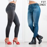  legice s potiskom jeansa fitjeggings modra s-m: 31 x 93 cm | Shoptok.si