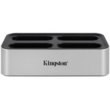Kingston vanjski čitač memorijskih kartica/hub USB-C™ USB 3.2 (2. gen.) srebrno-crna | Eponuda.ba