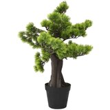vidaXL Umetni bonsaj borovec z loncem 60 cm zelen | Shoptok.si
