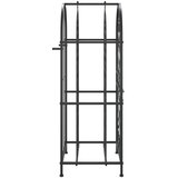  Stalak za vino za 33 boce crni 45 x 36 x 100 cm kovano željezo | Eponuda.ba