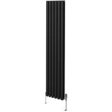 Monster ovalni stebrični radiator in ventili - 1800 mm x 360 mm – črn, (21569867) Cene