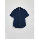 Reserved Pamučna regular fit košulja - mornarsko plava | shoptok.hr