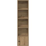  Regal za knjige boja hrasta 31x24x127 cm konstruirano drvo Smeđa | Shoptok.si