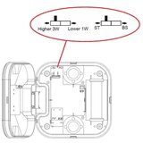  LED svetlo za hitne slučajeve GATRION LED/3/1W/3,2V 6000K 3000 mAh IP54 belo | Eponuda.com