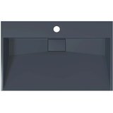  Umivaonik od lijevanih minerala/mramora 60x38x11 cm antracit | shoptok.hr