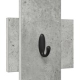 vidaXL Vješalica za kapute na zidu Betonska siva 60 x 3 x 82 cm | shoptok.hr