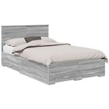  Konstrukcija postelje Siva Sonoma 120 x 200 cm Konstruiran les, (5000103365) | Shoptok.si