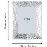 Eglo 423221 - Foto okvir BUGRINO 13x18 cm, srebran | Eponuda.com