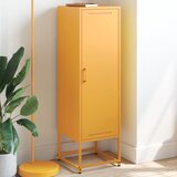 vidaXL Visoka komoda boja senfa 36x39x123 cm čelična Cijene