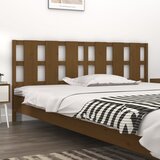  Uzglavlje za krevet boja meda 205,5x4x100 cm masivna borovina | shoptok.hr