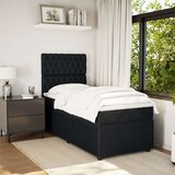 Box spring krevet s madracem crni 90x190 cm baršunasti | shoptok.hr