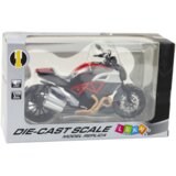  Metalni motor za igru sa zvučnim i svjetlosnim efektima 1:12 - crveno/bijelo/crni | shoptok.hr