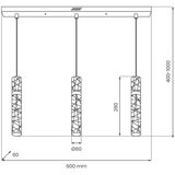  LED luster na sajli LAGOS LED/24W/230V zlatna | Eponuda.com