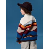 Sinsay Podstavljena half-zip majica s apstraktnim uzorkom | shoptok.hr
