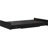  s ladicama Crni hrast 120 x 200 cm Konstruirano drvo | Eponuda.com