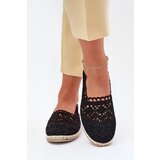Boto Lace Espadrilles Women Black Adelira | shoptok.hr