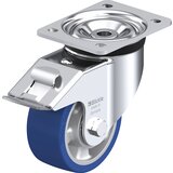Blickle Vrtljivo kolo iz jeklene pločevine LK-ALBS-FI, kolo s Ø 125 mm, nosilnost 450 kg, mere ploščice 140 x 110 mm | Shoptok.si