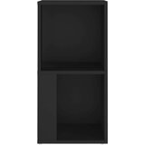 vidaXL Kotna omarica črna 33x33x67 cm iverna plošča | Shoptok.si
