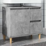 Ormarić za umivaonik boja betona 65x33x60 cm konstruiranog drva Cijene