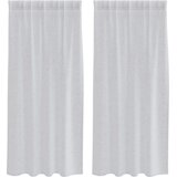 vidaXL Zavjese sa zavjesama 2 pcs Svjetlosiva 140 x 175 cm Poliester | shoptok.hr
