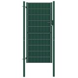  Vrata za ogradu PVC i čelik 100x164 cm Zelena | shoptok.hr