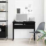  Radni stol Crni hrast 90x50x74 cm Konstruirano drvo | Shoptok.si