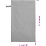 vidaXL Športne brisače 2 pcs Temno siva 50 x 30 cm | Shoptok.si