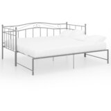 The Living Store Izvlečni posteljni okvir siv iz kovine 90x200 cm - Posteljni Okvir, (21530794) | Shoptok.si