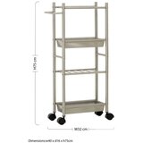 Premier Housewares Kovinski servirni voziček na kolesih 16x40 cm Dara – | Shoptok.si