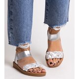 Gemre Silver sandals Aldena | Shoptok.si