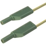 SKS Hirschmann 4 mm safety test lead\, 2x stackable plugs\, 2\,5 mm²\, 200 cm, (20423217) Cene
