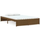  Okvir za krevet boja meda drveni 120 x 190 cm mali bračni | shoptok.hr