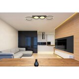 Globo LED stropna svjetiljka Bossy (38 W, D x Š x V: 108,5 x 30 x 11 cm, Crna, smeđa, Topla bijela) | shoptok.hr
