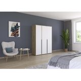 Boxxx OMARA S KLASIČNIMI VRATI, bela, hrast artisan | Shoptok.si