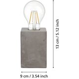 Eglo 49812 - Stona lampa PRESTWICK 1xE27/60W | Eponuda.com