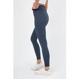 Dewberry 80927 High Waist Ribbed Interlock Womens Tights-INDIGO | shoptok.hr