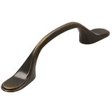 SIRO Pohištveni ročaj (Vrsta pohištvenega ročaja: Obešalnik, Do x Š x V: 126 x 16 x 25 mm, Jeklo, Medenina) | Shoptok.si