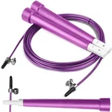 NS-955 Purple Skipping Rope for Cardio and Fitness Training, (21740450)