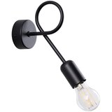 Sollux Lighting Stenska svetilka LOOP črna, (21347215) | Shoptok.si