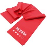 Livepro elastična traka za vežbanje guma ekspander crvena m | ePonuda.com